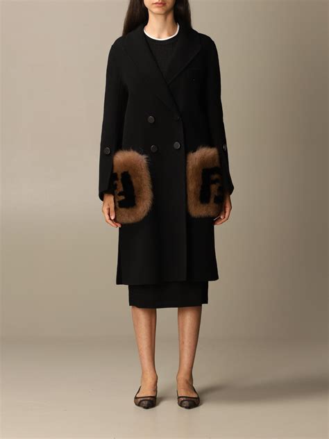 fendi girls coat|Fendi fur jacket women's.